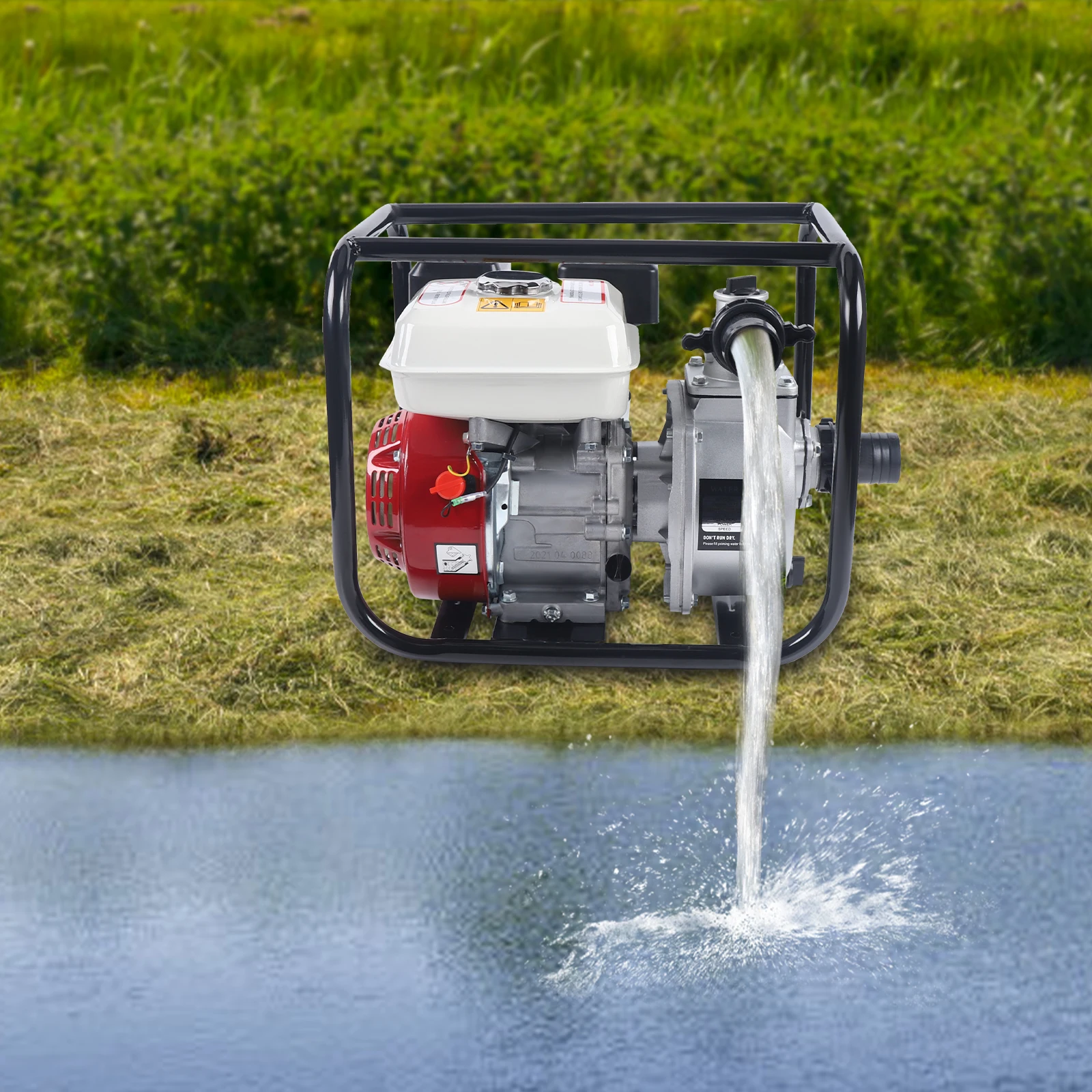 

4-Stroke 210CC 6.5HP Water Pump High Flow Farm Irrigation Pump Large Sprinkler Water Transfer Pump