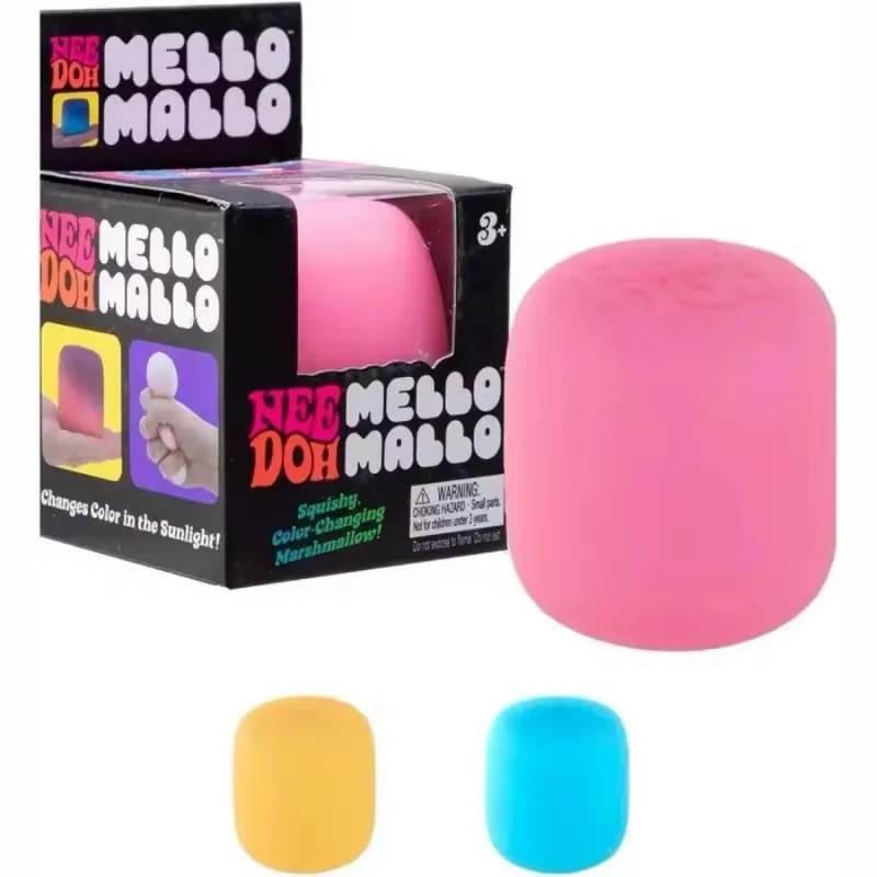 2026Popular NeeDoh Color-changing Marshmallow Feeling Ultraviolet Color-changing  Pinch Music Decompression Toy adult toys