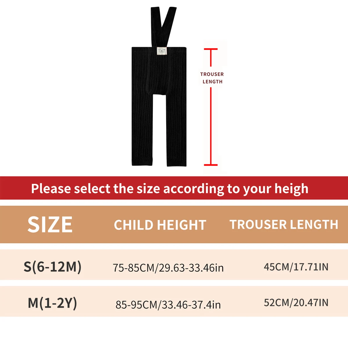 3er-Set Baby-Leggings, Overalls in Schlichten Einfarbigen und Gestreiften Designs, Mittlere Dicke, Geeignet für Tägliches Tragen in Allen Jahreszeiten – Detail 6