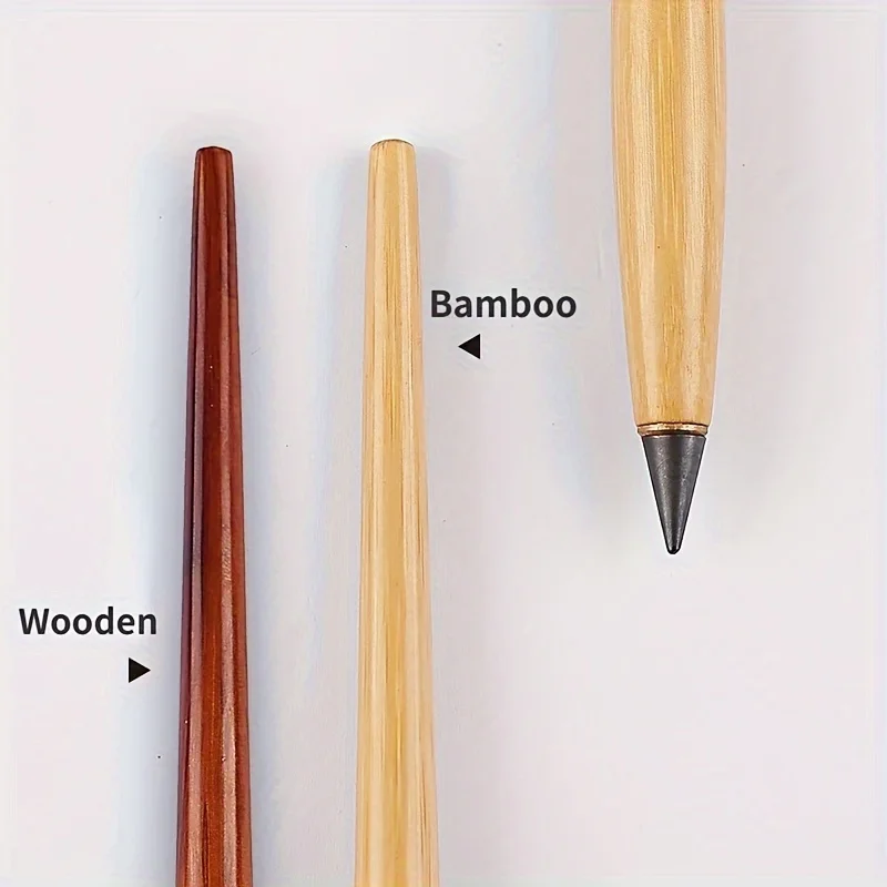 13Pcs/set Everlasting Pencil Unlimited Writing Solid Wooden Pencil HB Replacement Set Student Drawing Art Pencil School Supplies image 4