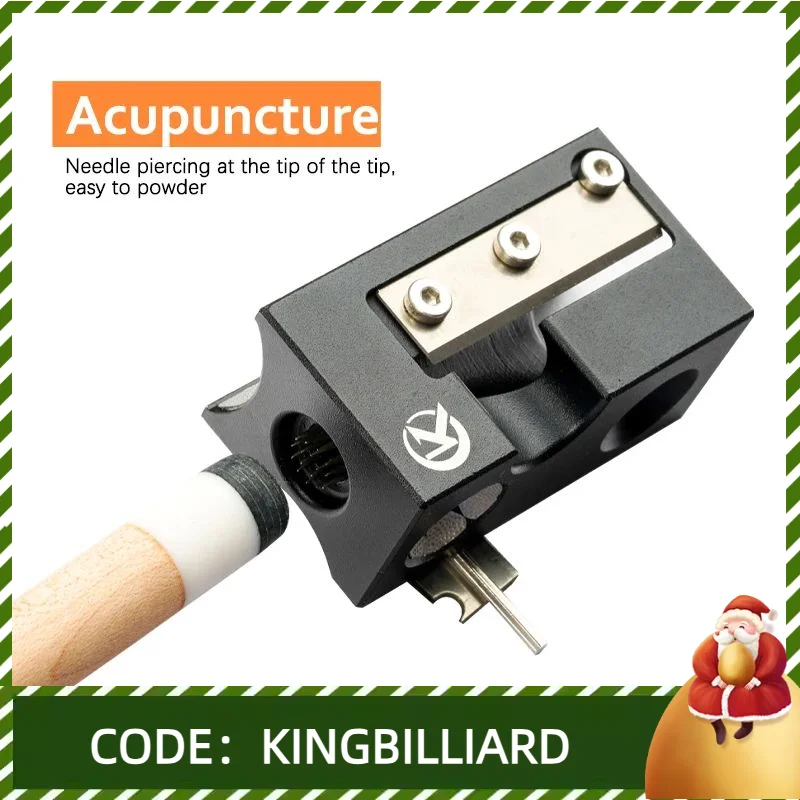 New KONLLEN Billiard Tip Tool Shaper Cue Tip Multifunctional Tip Repair Replacement 8 in 1 9.5-13.2mm Tip Billiard Accessories