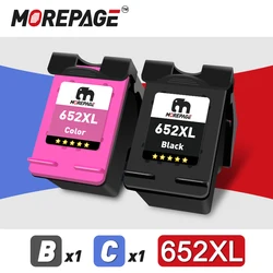 Morepage 652XL Ink Cartridge Replacement For HP 652XL 652 Compatible Deskjet 1115 2135 3835 2675 2676 4675 Printer