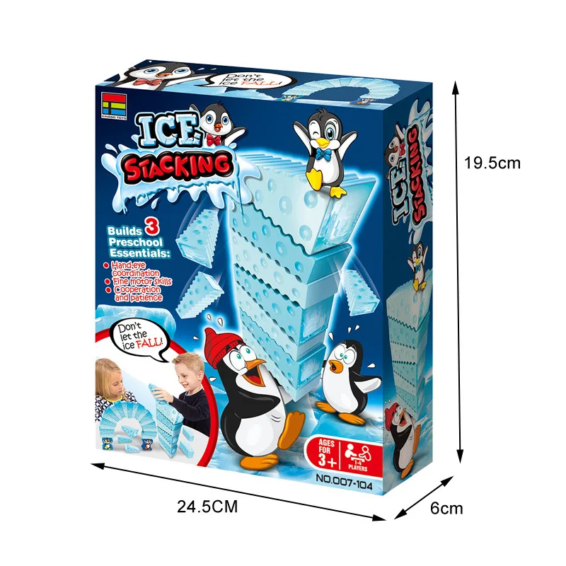 Ice penguin Stacking Board Game toys for kids party competitive sports game parent-child interaction Puzzle education gifts