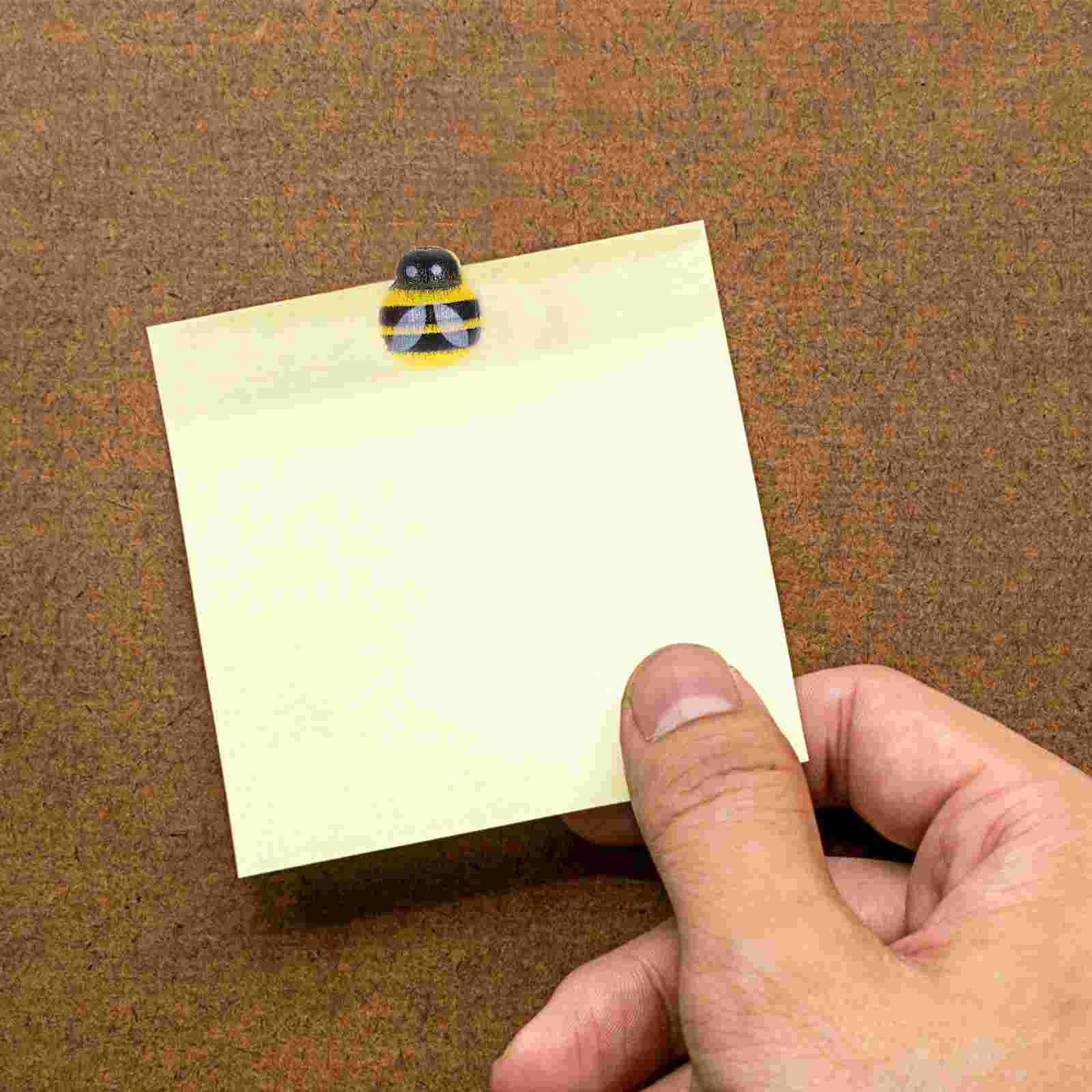 50 Pcs Bee Ladybug Thumbtack Animal Office Supplies Cartoon Thumbtacks