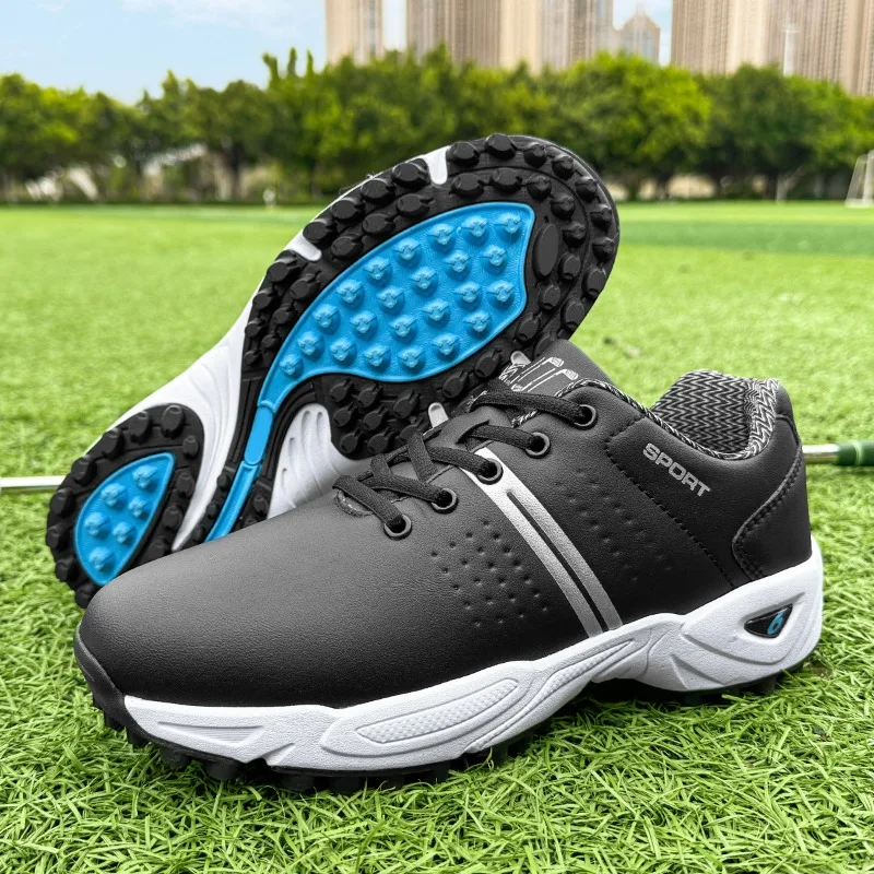 

Professional Golf Shoes for Men Designer Athletic Shoes Mens Top Quality Leather Golf Training Man Comfortable Sport Shoe