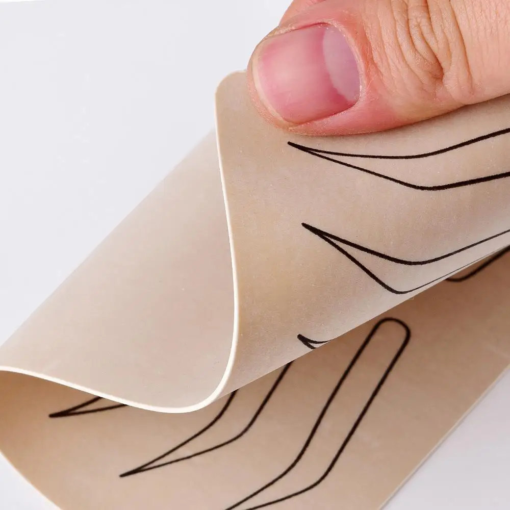 

1pc Microblading Eyebrow Tattoo Practice Skin Latex Fake Tattoo Skin Permanent Makeup Eyebrow Training Skin Tattoo Accessories