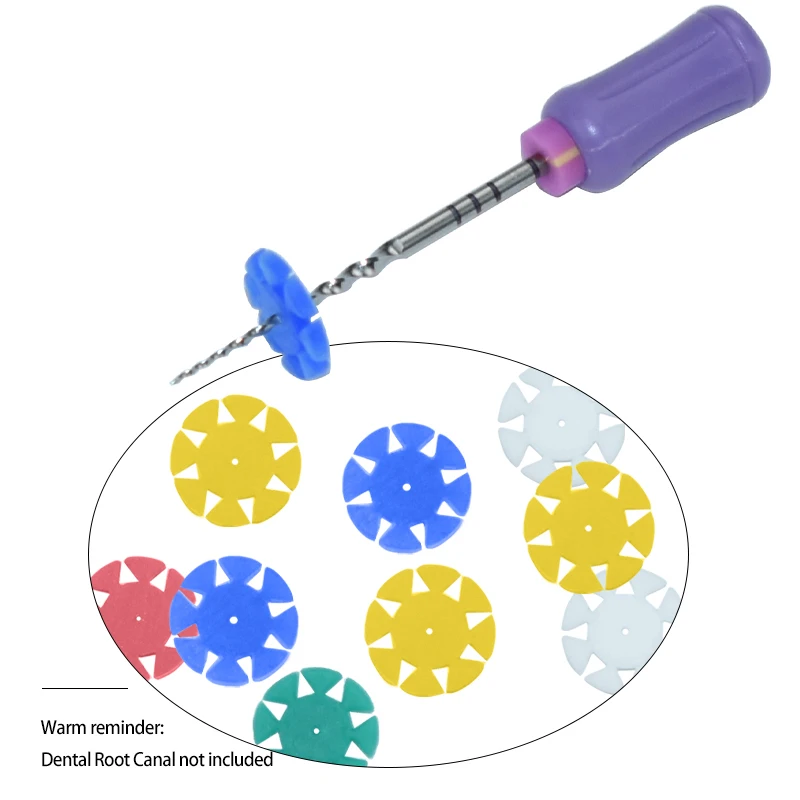 100Pcs/set Dental Root Canal File Disinfection Marking Circle Ring Silicone Counting Stopper Silicone Material