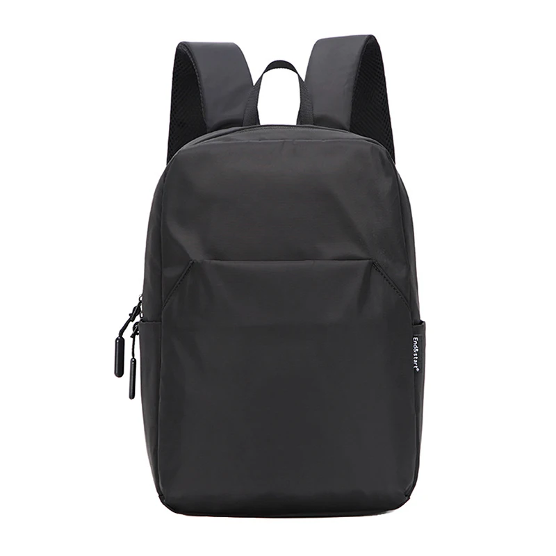 Mini Black Men\'s Backpack School Bag For Man Small Simple Leisure Travel Waterproof Backpacks