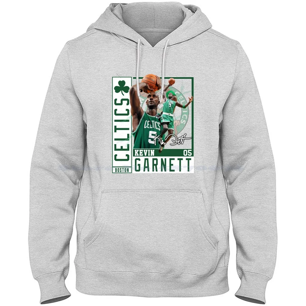 Kevin Garnett The Big Ticket Boston Basketball Legend Signature Vintage Retro 80S 90S Bootleg Rap Style 100% Cotton Hoodie T