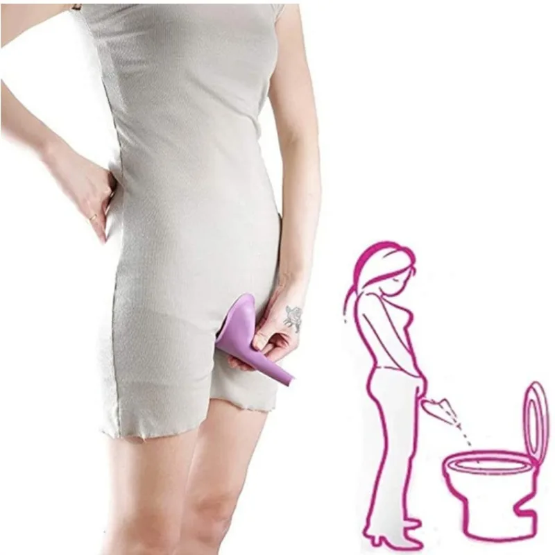 Portable Urinal Shrinkable Personal Mobile Toilet Potty Women Adult Kid Pee Bottle for Outdoor Car Travel Traffic Camping