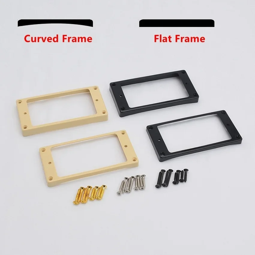 

1 Set Curved / Flat Humbucker Pickup Mounting Frames / Rings for LP SG Electric Guitar Parts