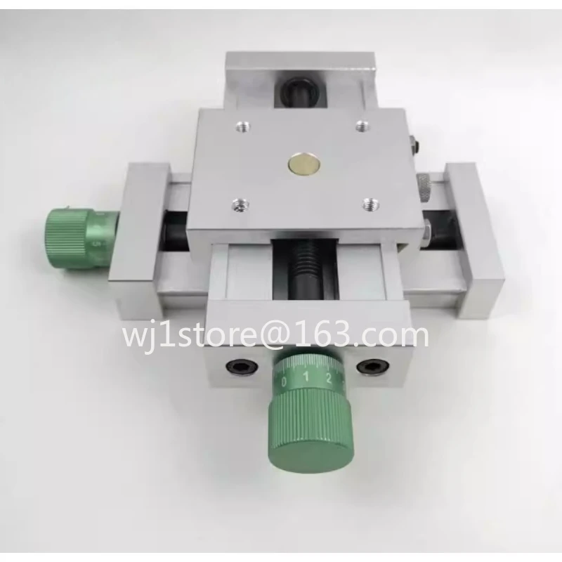 Precision aluminum alloy cross two-dimensional fine-tuning slide table table dovetail trailer XY axis linear module welding guid