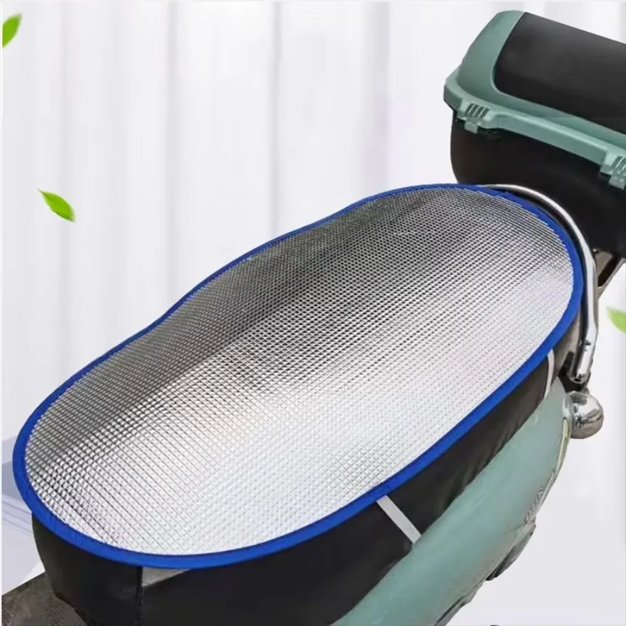 Motorcycle Bike Insulation Pad Seat Cover Cushion Sunshade Reflective Sunscreen 1PC