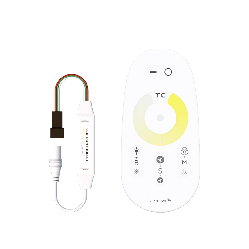 LED Touch Controller MINI Compact Controller Monochrome/Dual Color Strip Dimmer for Neon Lighting