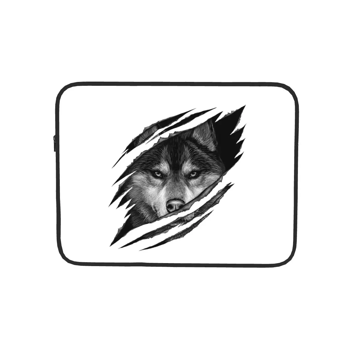 حقيبة كمبيوتر محمول للكمبيوتر المحمول بتصميم Cool Wolf RAR، حقيبة غطاء للكمبيوتر المحمول، حقيبة كمبيوتر لوحي مضادة للصدمات