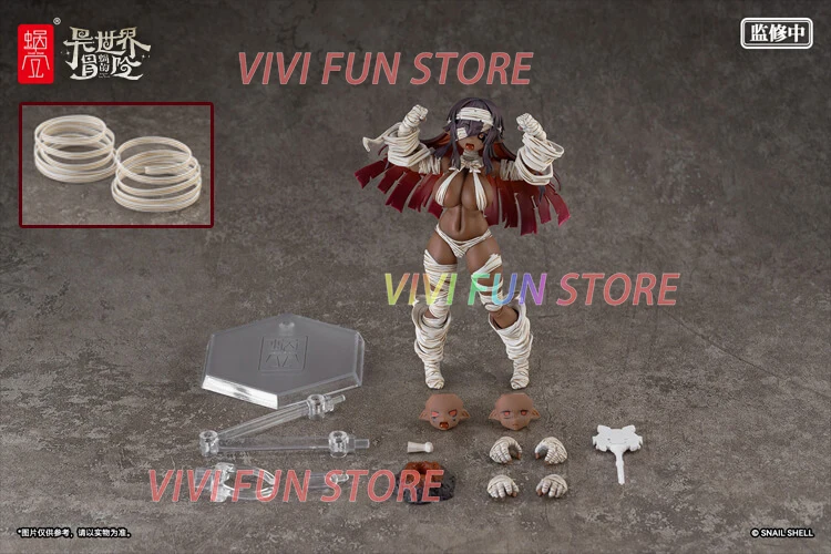 재고 있음 달팽이 껍질 RPG-03A 그리사(알터) 가동형 모델 장난감 1/12 액션 애니메이션 피규어 인형 아름다운 소녀 미라 좀비 소녀