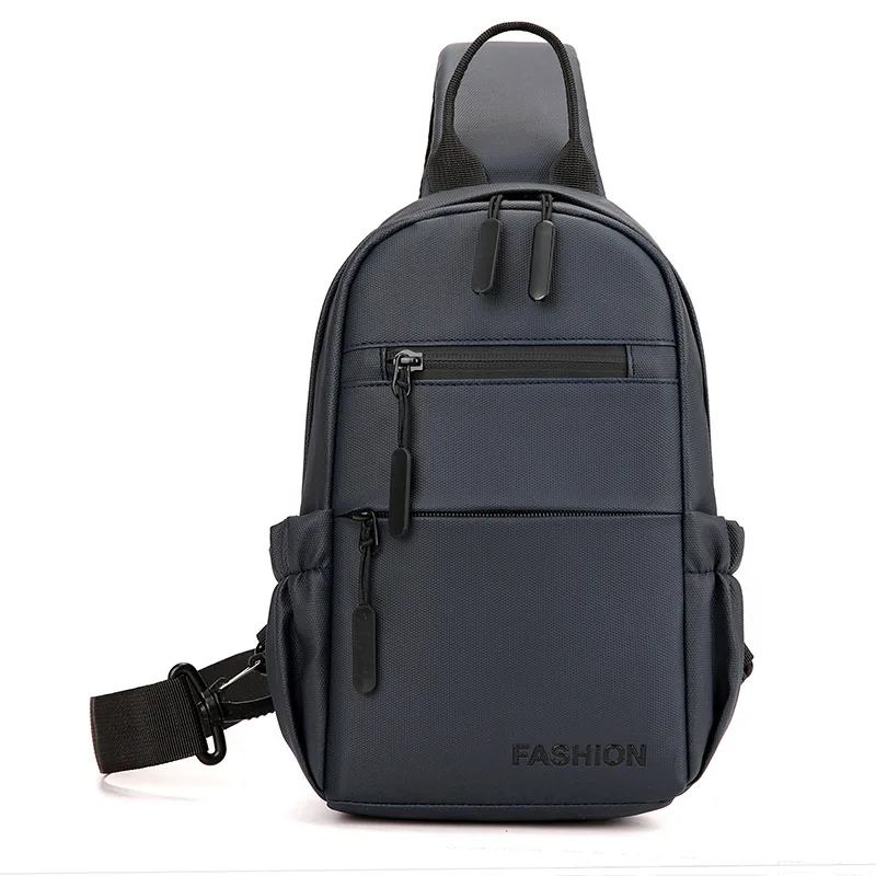 New Fashionable Men's Chest Bag, Outdoor Sports Crossbody Bag, Versatile Casual Single-shoulder Bag, Sports Small Backpack Bags