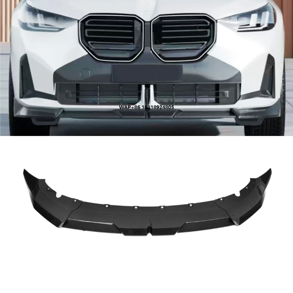 

Dry Carbon Fiber Front Bumper Lip Splitters 3PCS SQ Style for X3 G45 G48 2025+ G45 G48 Front Lip