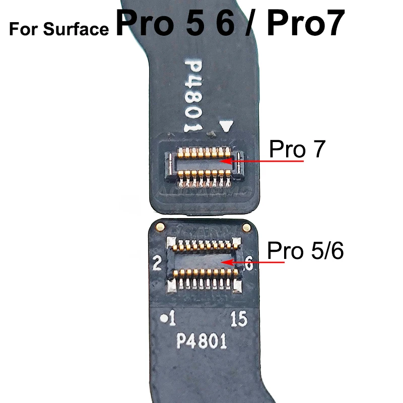 Aocarmo TF Card Memory SD Card Slot Reader Flex Cable For Microsoft Surface Pro 5 6 7 7+ Pro4 Pro5 Pro6 1796 Replacement Part