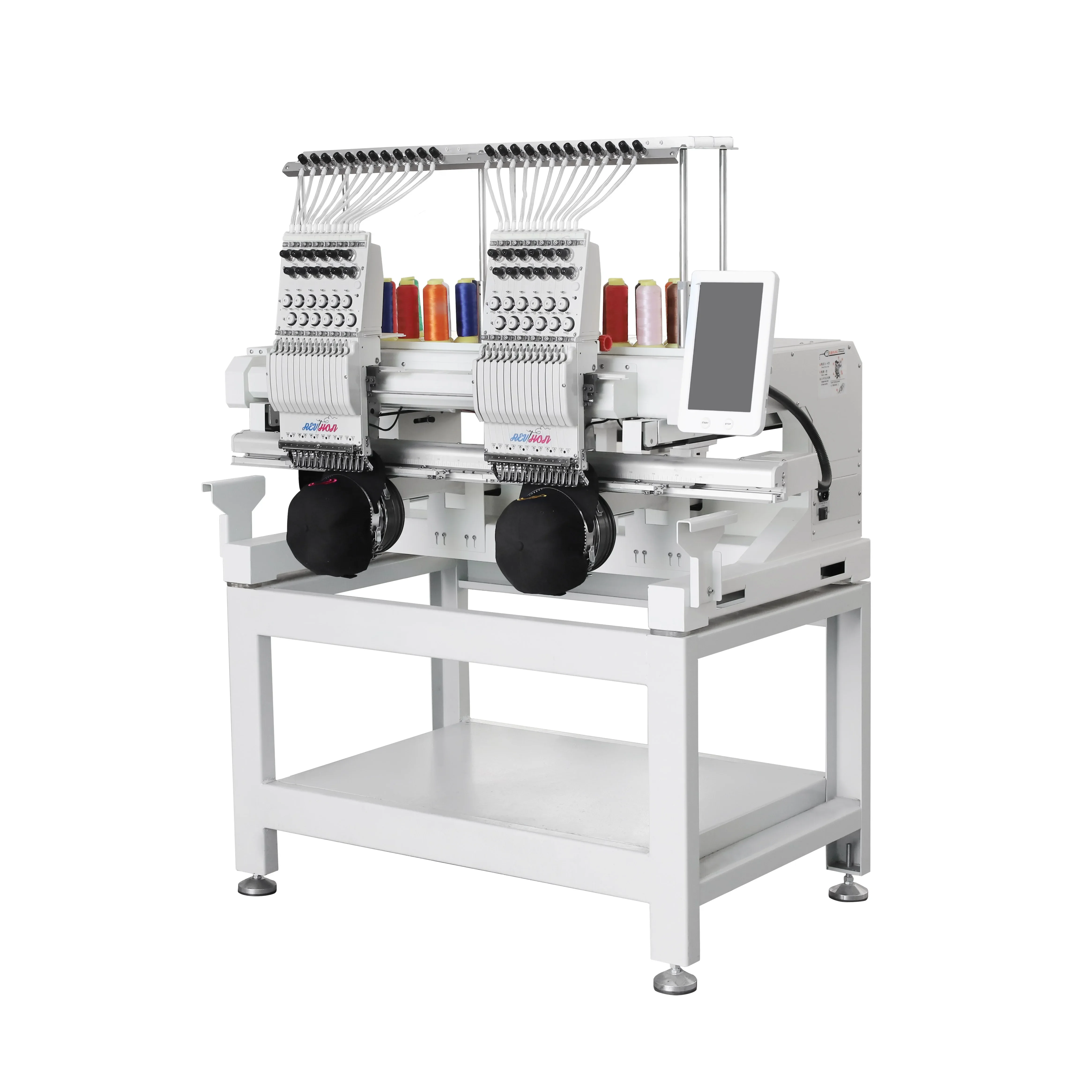 YYHC-High quality industrial embroidery machine two head computerized  embroidery machine