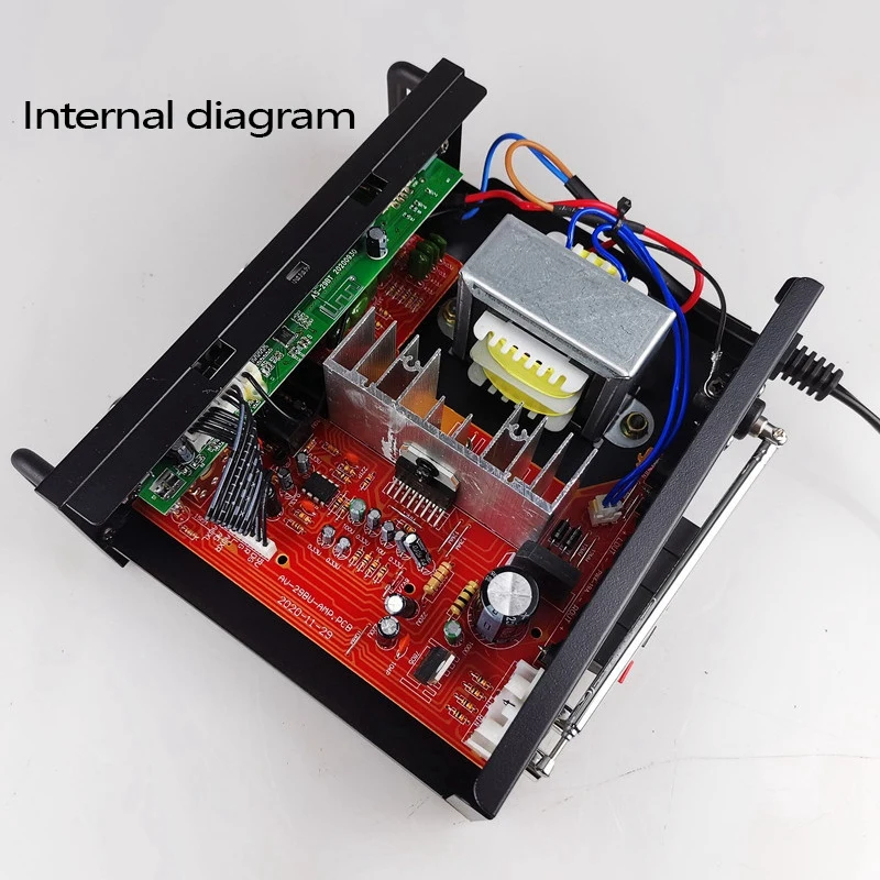 600W Bluetooth Stereo Audio Amplifier Car Home HiFi Music SD USB FM AMP 12V/220V