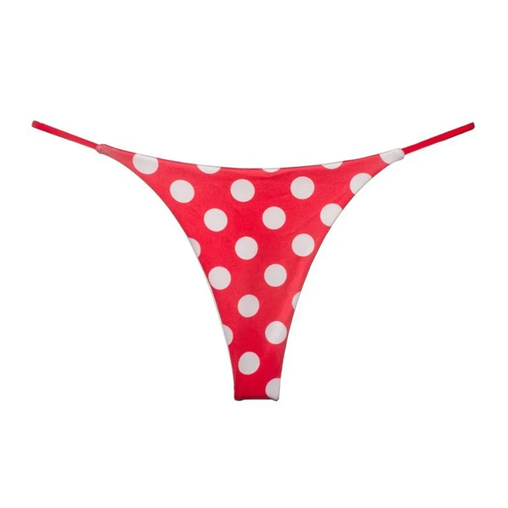 Thongs Knickers Panties Men Underwear Lingerie for Women Sexy G String Bikini Thong Panties in Soft Polyester Fabric