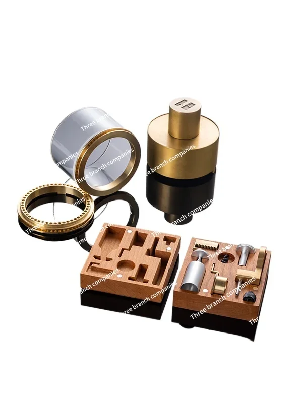 

Three-Inch High-End Tea-Boiling Stove Outdoor Alcohol Stove Coffee Stove Portable Tea Cooker Small Size Brass Tea Set