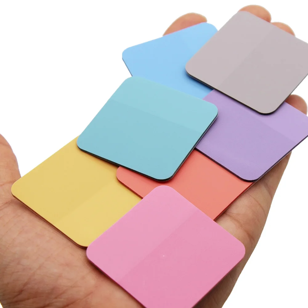 80/160 Sheets CircleTransparent Sticky Note Memo Pad Scrapes Stickers Waterproof Clear Notepad School Stationery Office Supplies