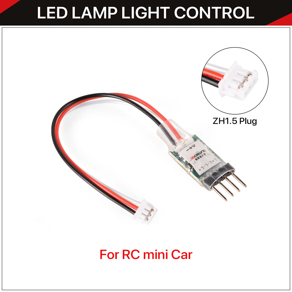 DUMBORC RC Lichtcontroller LED-schakelpaneelsysteem Aan/uit 3CH voor RC Auto Voertuig RC Mini Auto Vaste vleugel Vliegtuigonderdelen