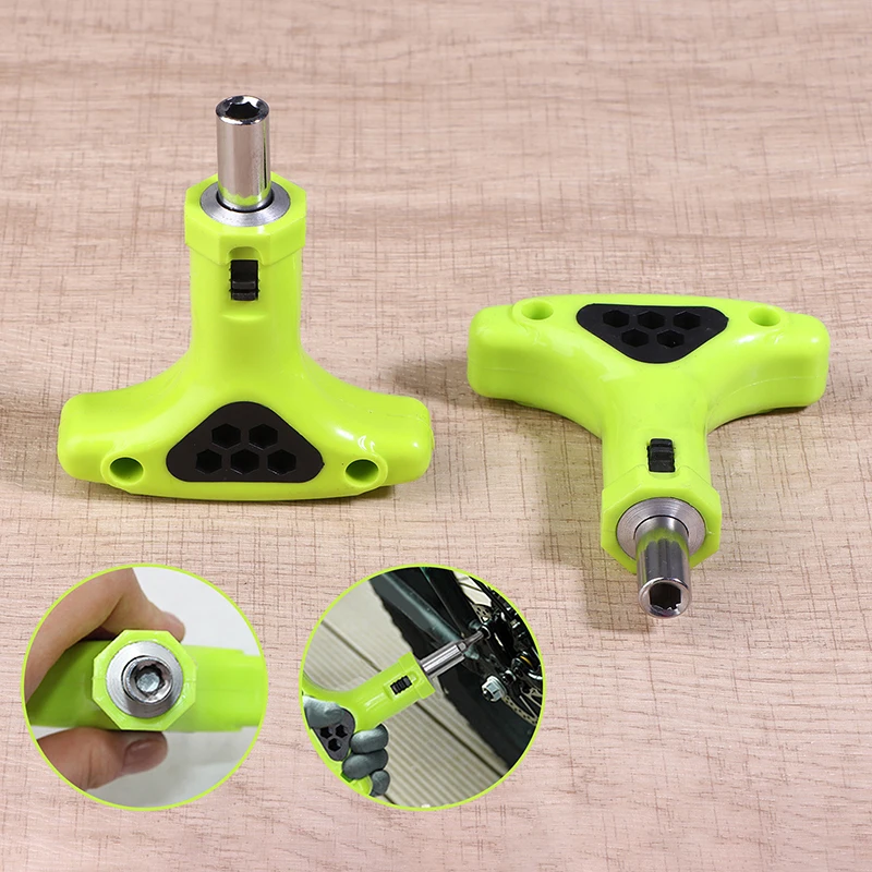 Multifunctional T-Handle Dual-Use Ratchet Screwdriver/Wrench Tool; Labour Saving 1 or 2 piece Set