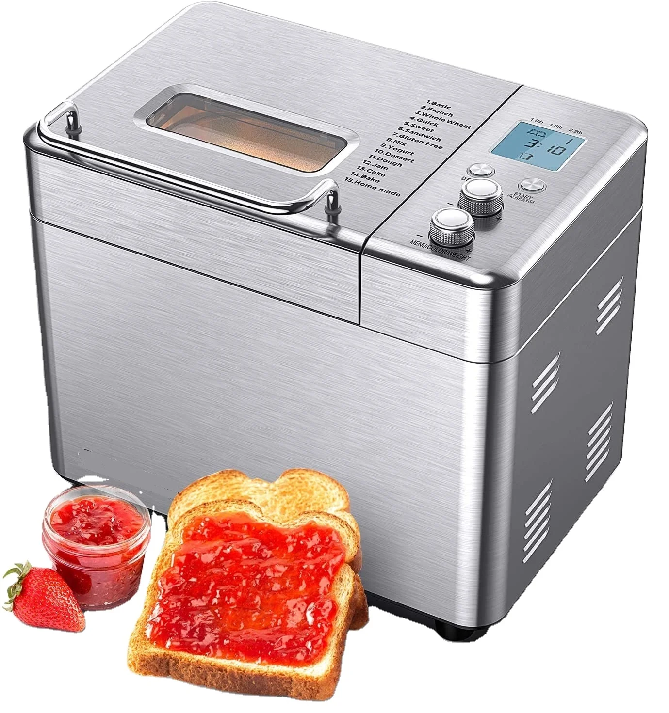 Electric Bread Maker Machine with Digital Programs