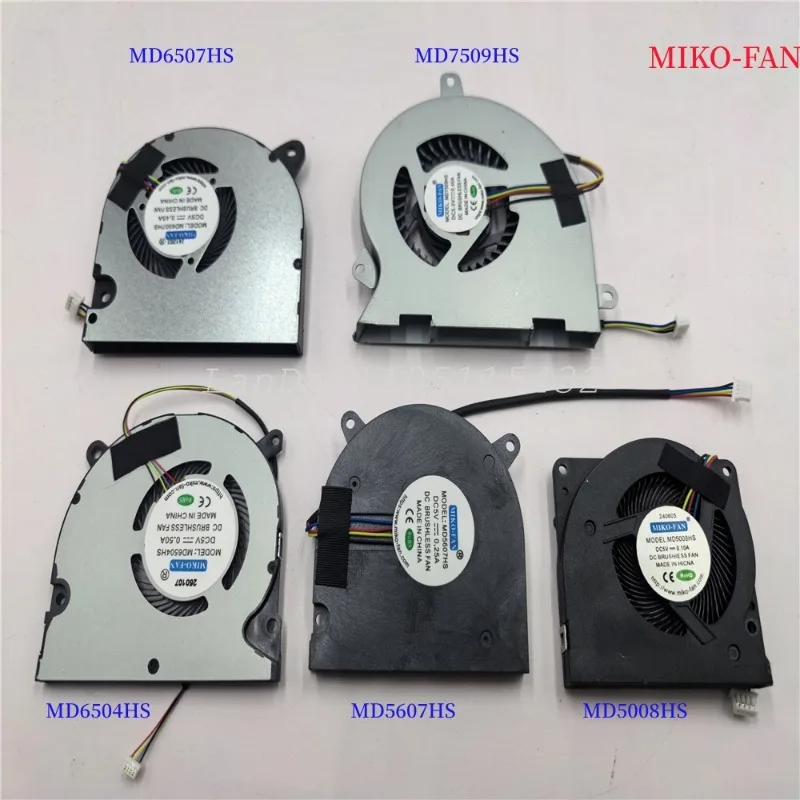 Laptop Cooling Fan Replacement for MD7505HS 8005 9005 6005 7506 6504 High Performance Quiet Operation Durable Computer Cooling A