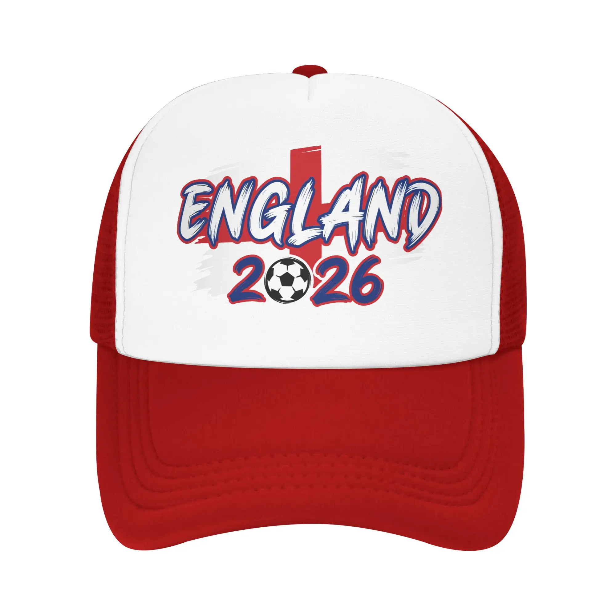 England Football Match 2026 Mesh Baseball Caps Unisex Trucker Worker Cap Usa Canada Mexico Soccer Dad Hat Summer Trucker Hat
