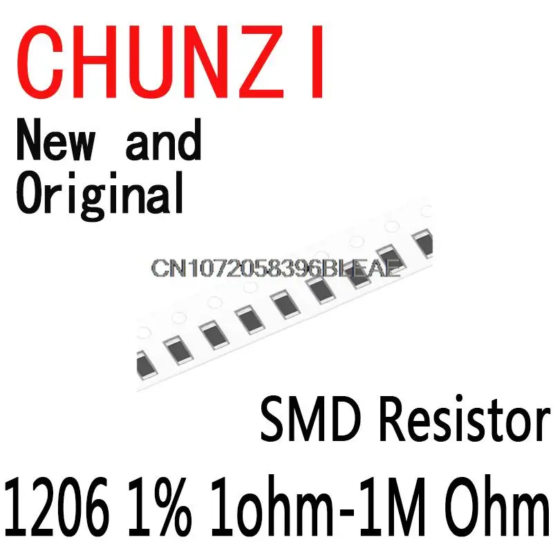 33ValuesX 20PCS = 660PCS SMD Resistor Kit Berbagai Macam Kit Sampel 1206 1% 1ohm-1M Ohm