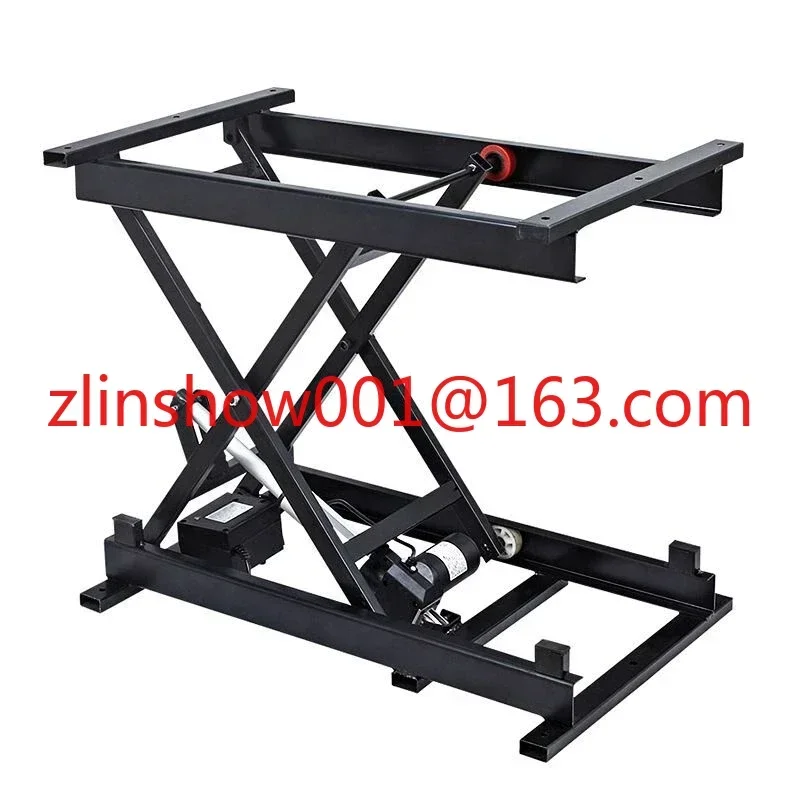 300kg Multi-functional Wire Remote Control Coffee Table, Dining Table, 24V Lifting Hardware Folding Iron Frame