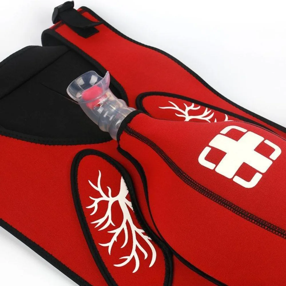 

First Aid Training Heimlich Training Vest Choking Trainer with Tracheal Blockage Vest Wearable Adult Infarction Teaching Model