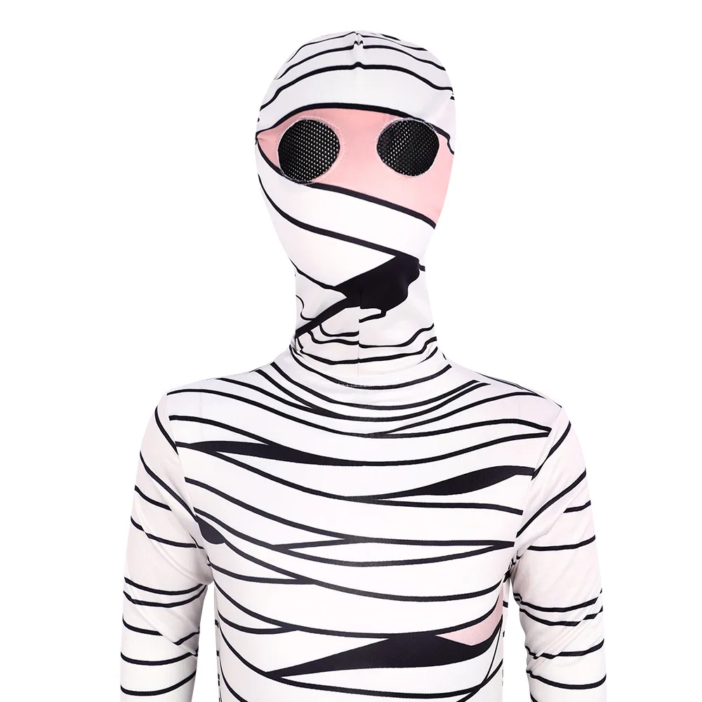 Nuevo disfraz de Halloween para mujer, disfraz ajustado de una pieza con plang de rol de Terror, ropa étnica para escenario, mono ajustado