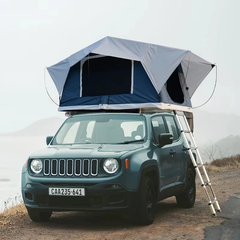 

Da Niu Self Driving Tour Car Tent Outdoor Camping Black Mountaineering Windproof Waterproof Portable Hard Bottom Double Layer