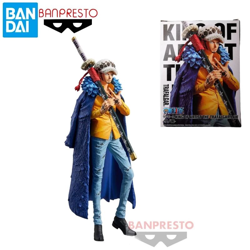 ในสต็อกยี่ห้อใหม่ Bandai Optical Factory ทิวทัศน์ KOA Art King Trafalgar Law-Wano ประเทศ-ตุ๊กตามือ Collection Gift