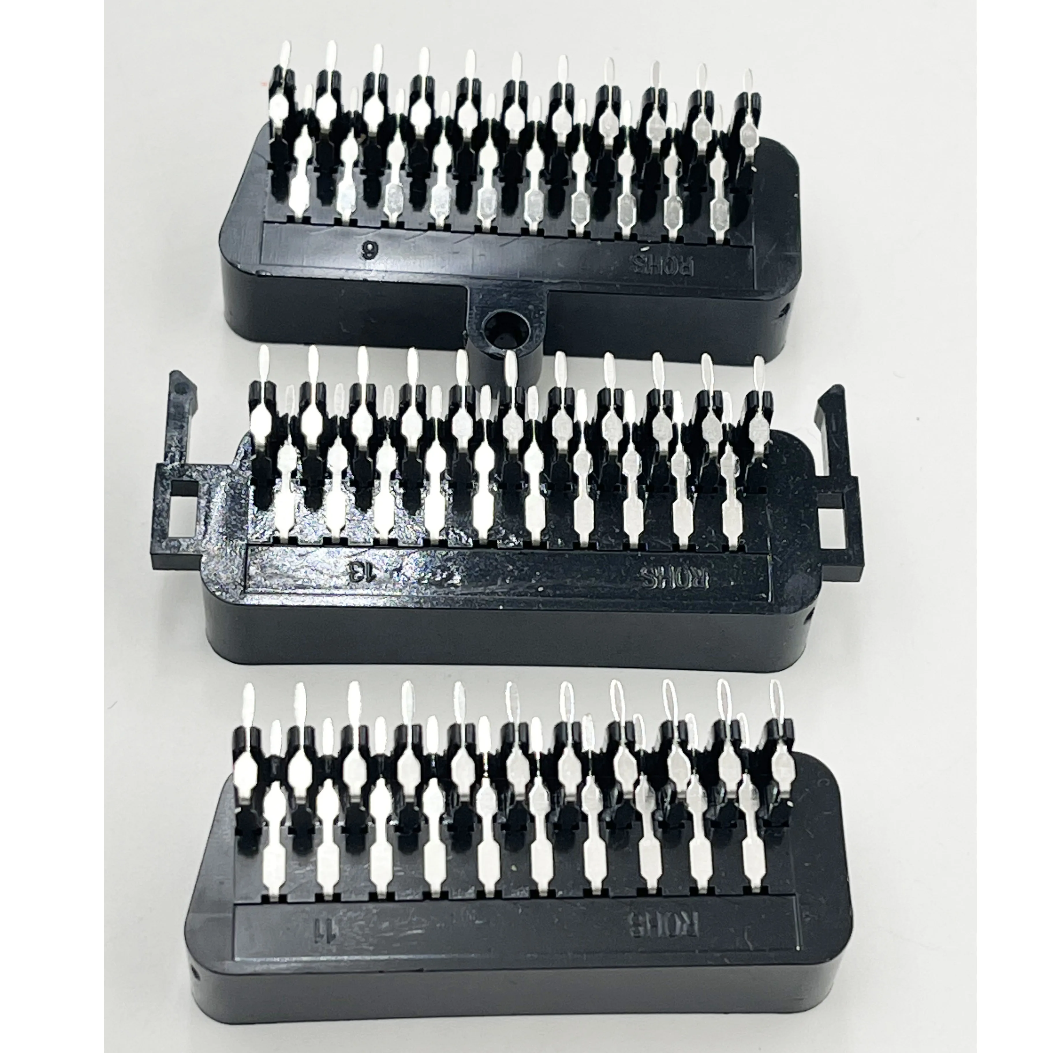 3 قطعة سكارت موصل 21 دبوس أنثى الزاوية اليمنى المقبس PCB جبل موصل جاك #4