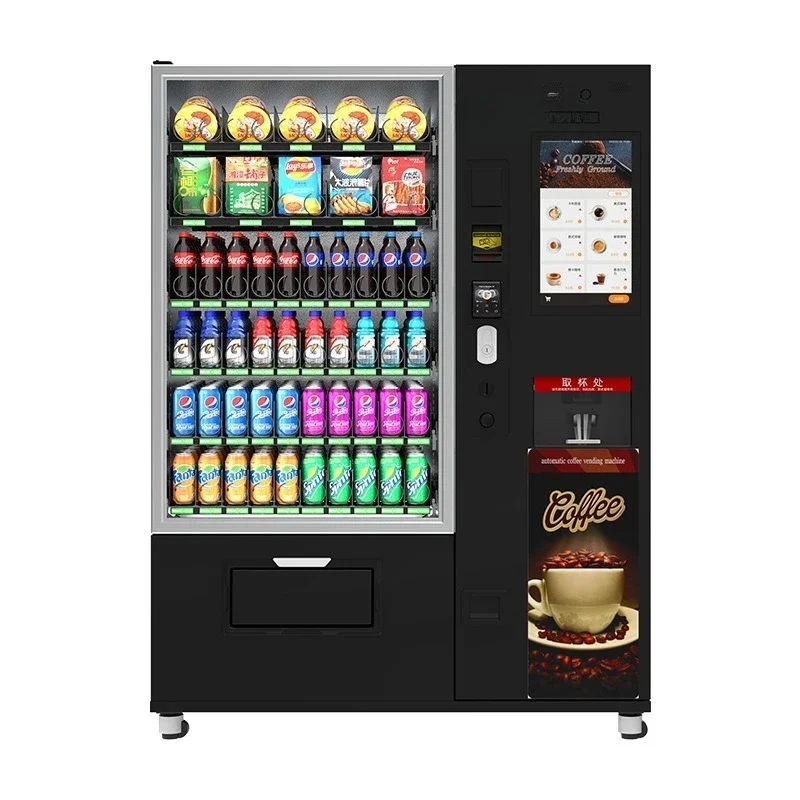 Hot and Cold Coffee Milk Tea Juice Automatic  Machine Instant  Machine Commercial Beverage  Vending Machine