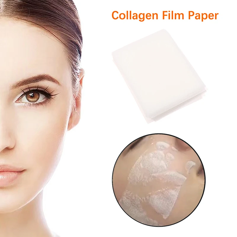 2026 NEW Soluble Type Collagen Patch Disposable Facial Mask Paper Conus Peptide Freeze Dried Film Skin Beauty view 3