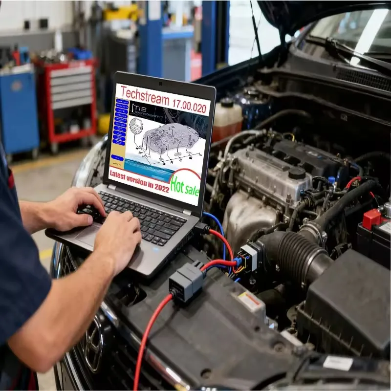 2025 رائجة البيع برنامج Techstream 17.00.020 مسح السيارة لماسح ضوئي صغير VCI OTC الماسح الضوئي ECM ECU ترميز التشخيص لتويوتا #1