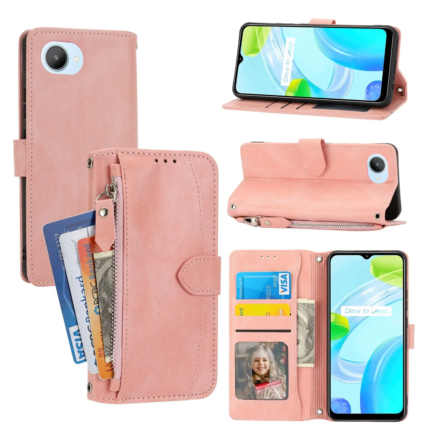 

Leather Case Flip Anti-fall Phone Case for OPPO RENO7(5G)REALME C31(4G)Global FIND X5LITE REALME C30(4G)