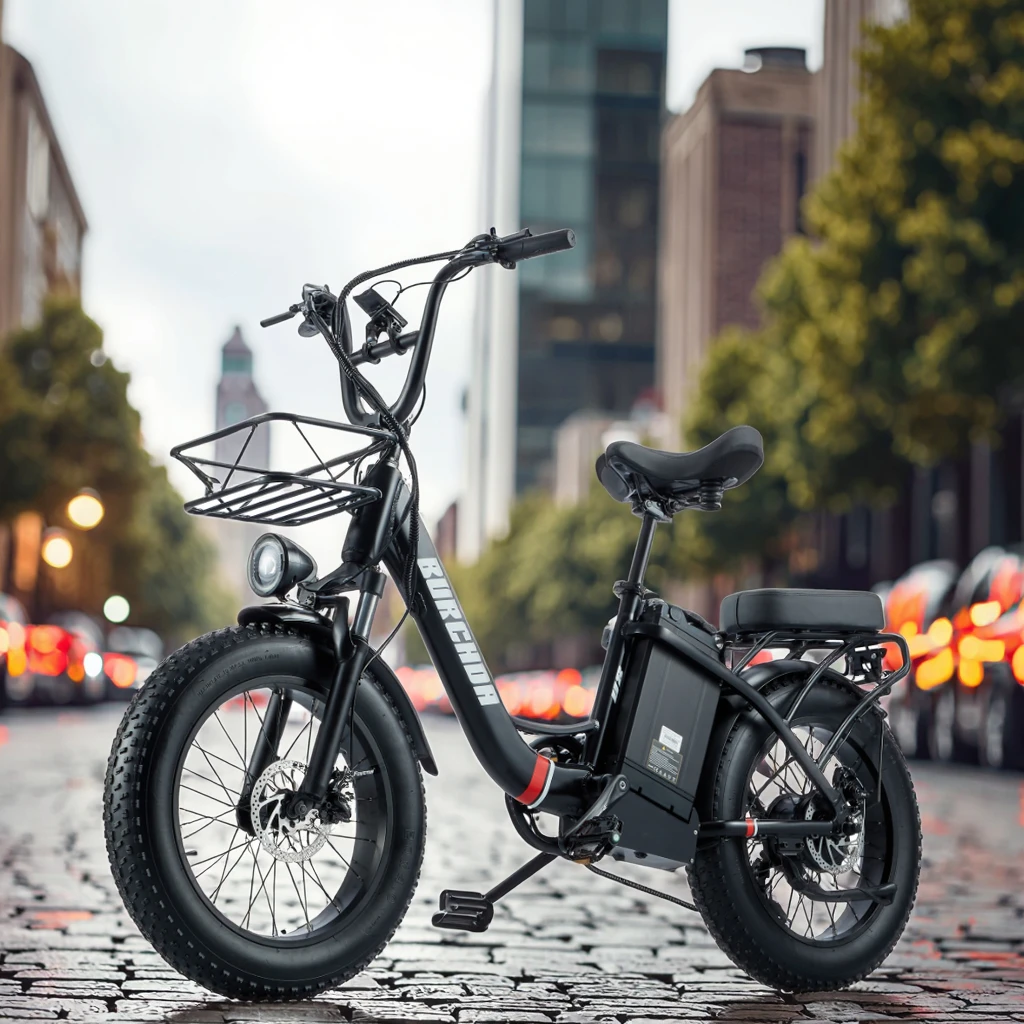 

Электрический шоссейный велосипед STLF дальнего действия U8 48v31.5ah20 дюймов, горный пригородный велосипед с толстыми шинами