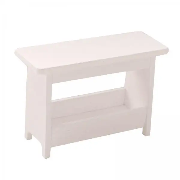 Dollhouse Cabinet Wooden Furniture with Storage Stool 1 12 Miniature for Dolls House Bedroom Room Accessories Model