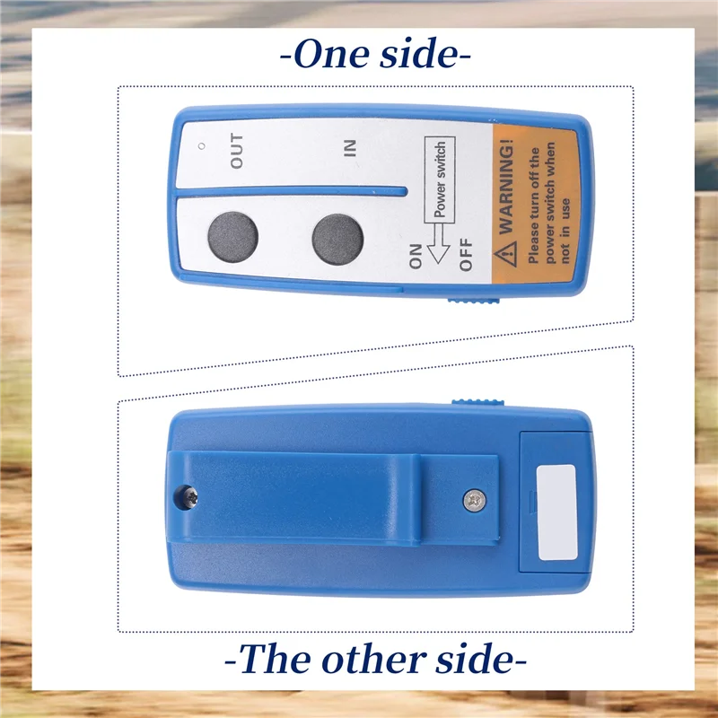 AU63-12V 500A Contattore relè solenoide verricello + Kit telecomando verricello wireless per camion Jeep ATV 5500-12000Lbs Verricello (500A)