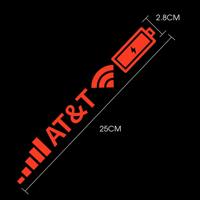 الإبداعية Wifi تسجيل زجاج سيارة ملصقات ملونة عاكسة سيارة عودة الزجاج الأمامي الزجاج إشارة الهاتف تسجيل ملصق حائط من الفينيل‏ ديكور