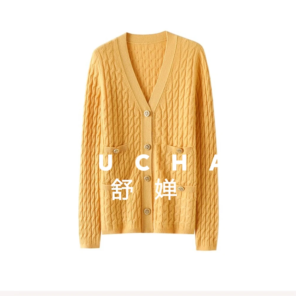 V-Neck100% Pure Cas… - image