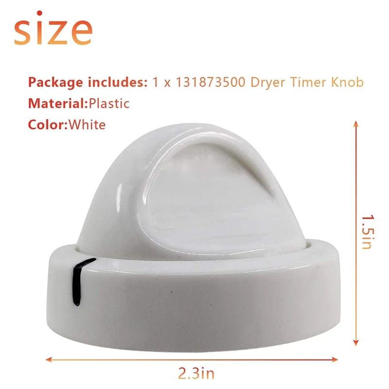 Top Sale 5x131873500 Trockner Timer Knopf Schalter ersetzen 134042600, ps418921, ap2107778, 131947300, we01x10082